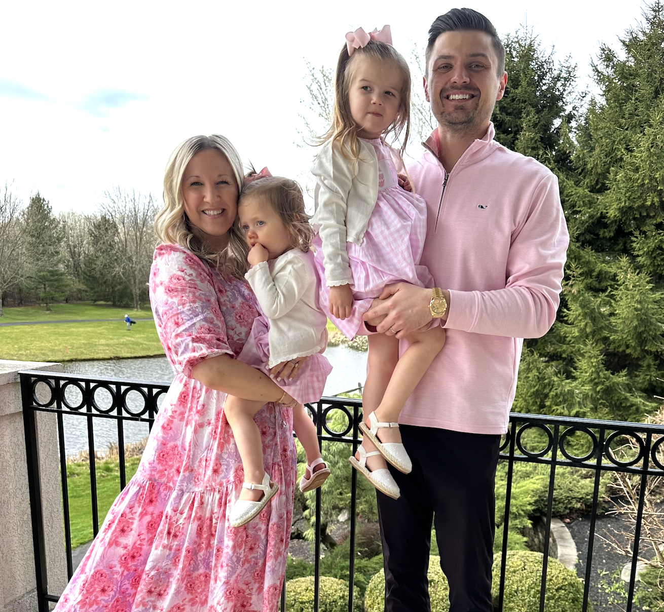 Peter Pru with his family
